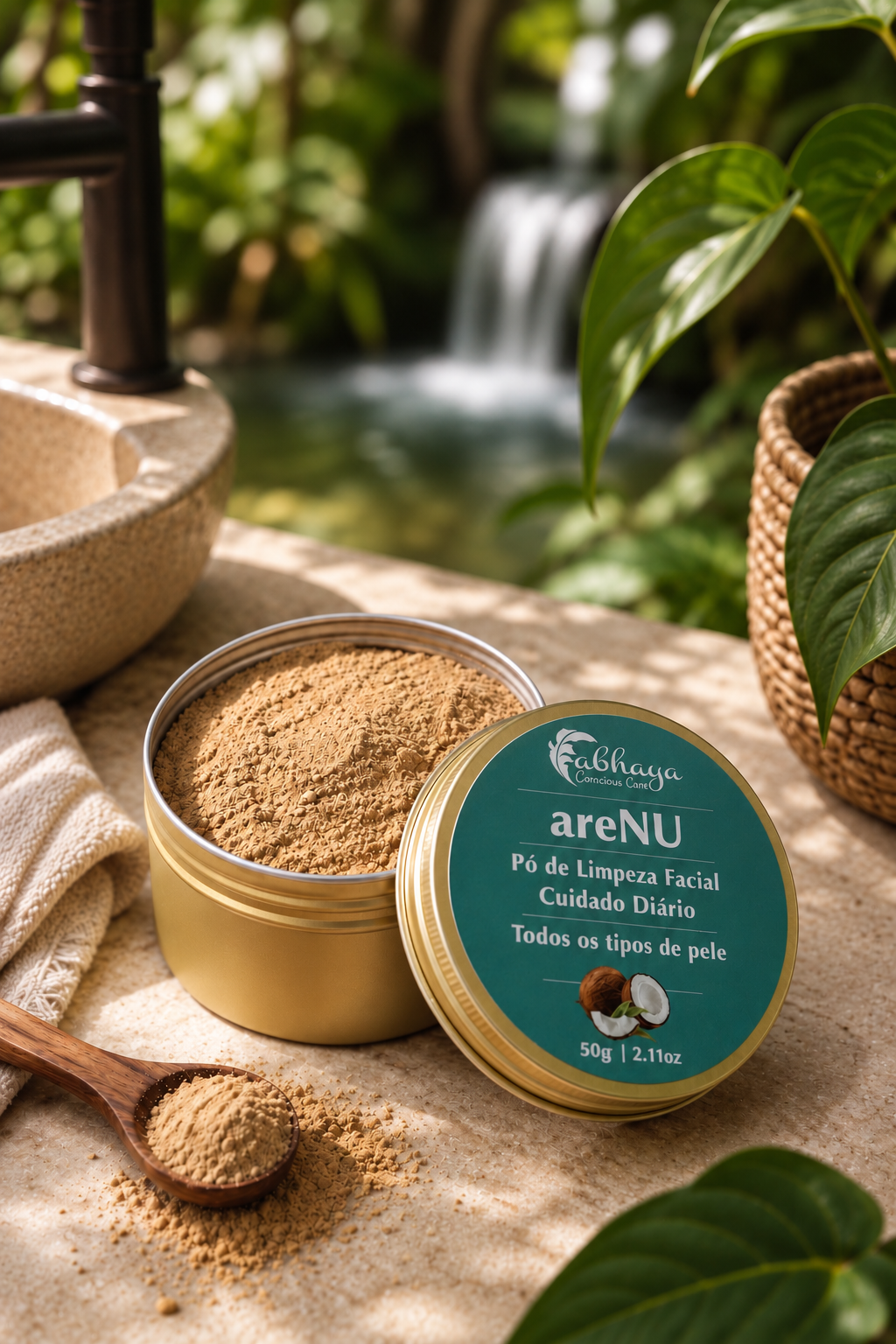 areNu - Pó de limpeza facial diário