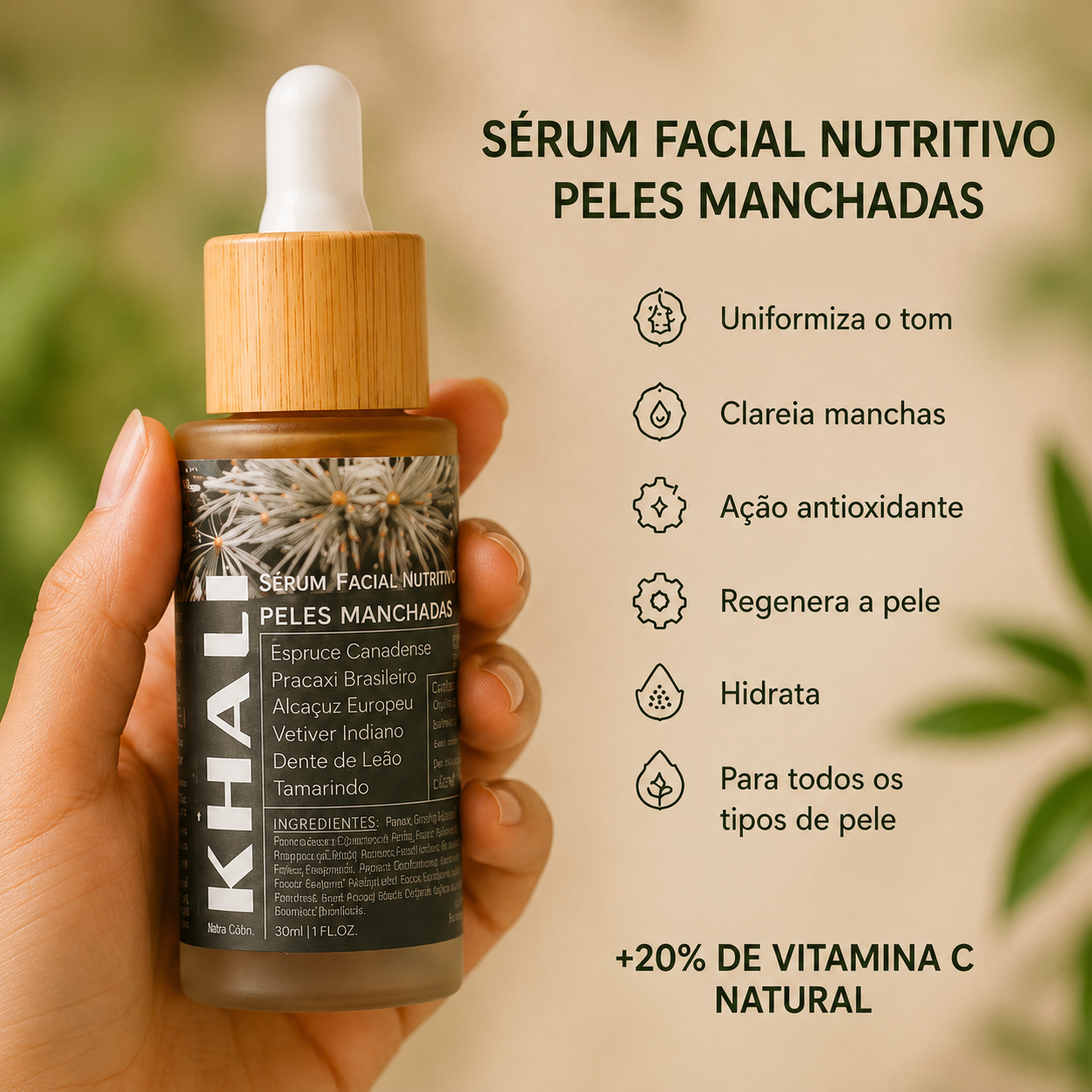 khali - Sérum Facial Uniformizante