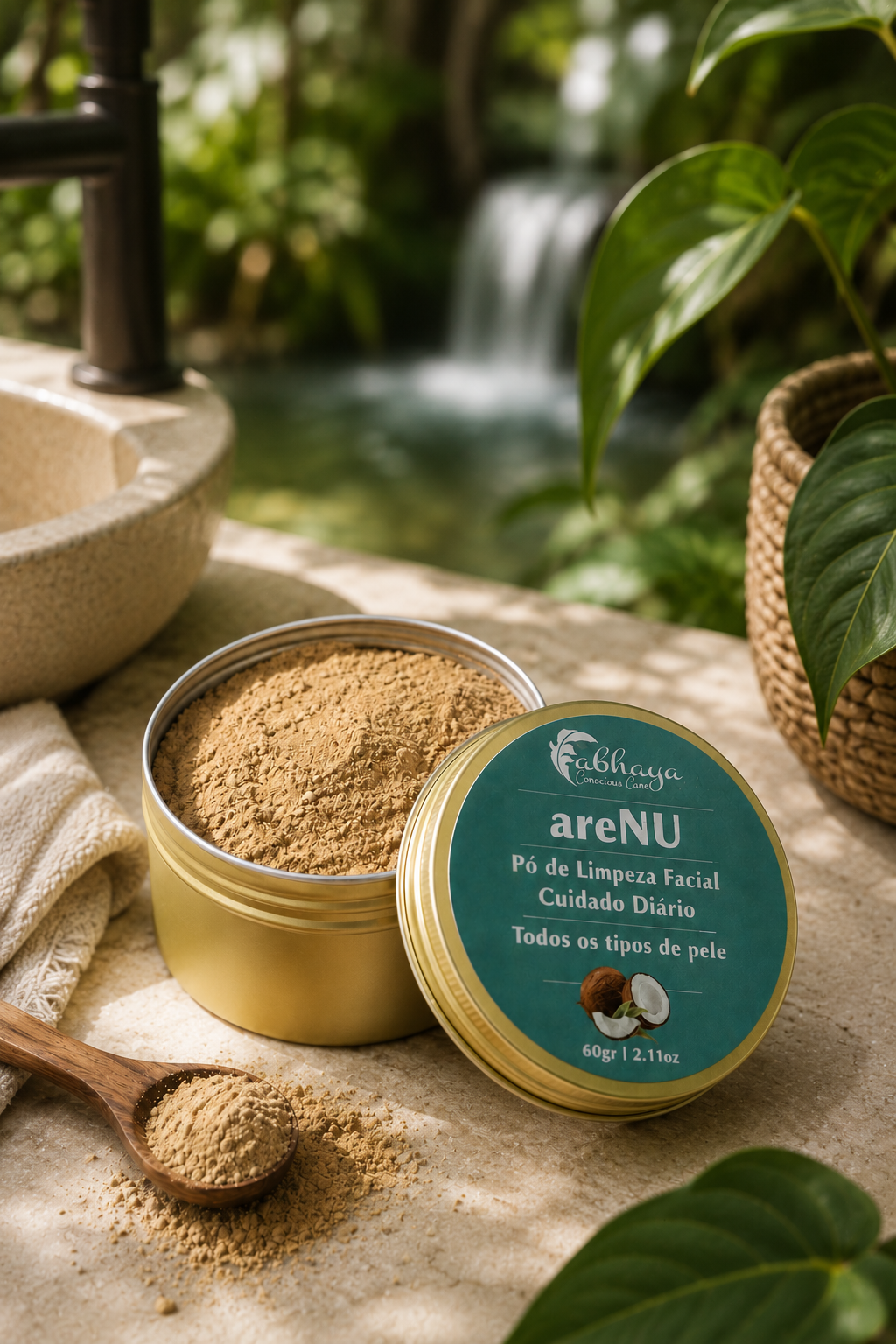 areNu - Pó de limpeza facial diário