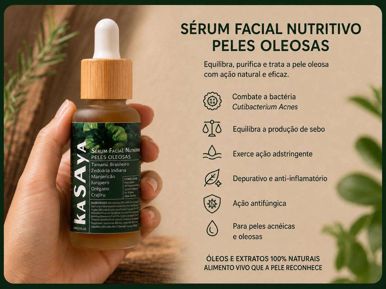 kaSAya - Sérum Facial Regulador
