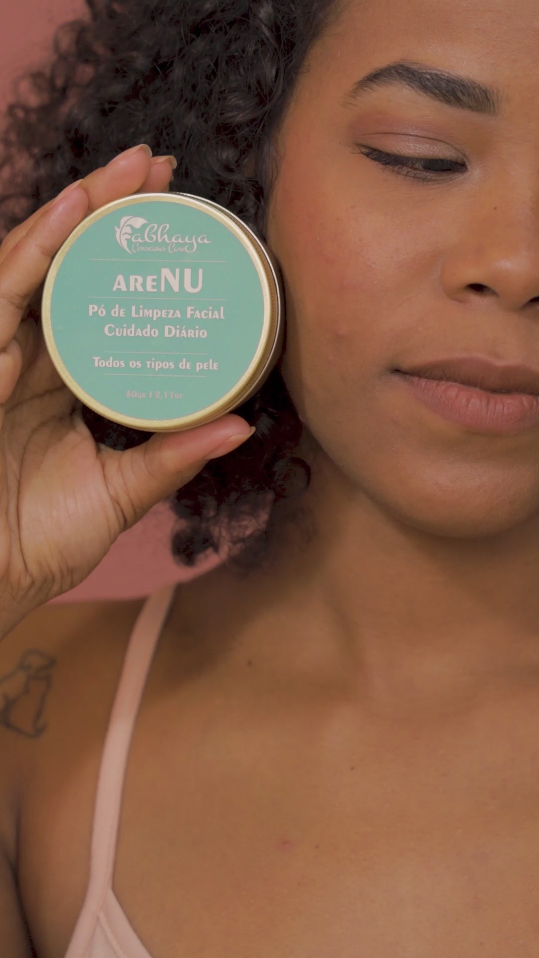 areNu - Pó de limpeza facial diário